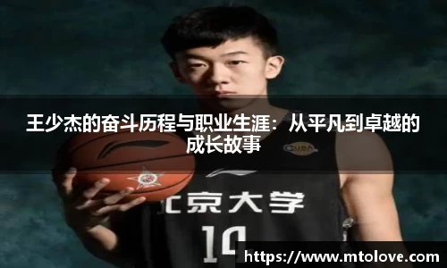 王少杰的奋斗历程与职业生涯：从平凡到卓越的成长故事